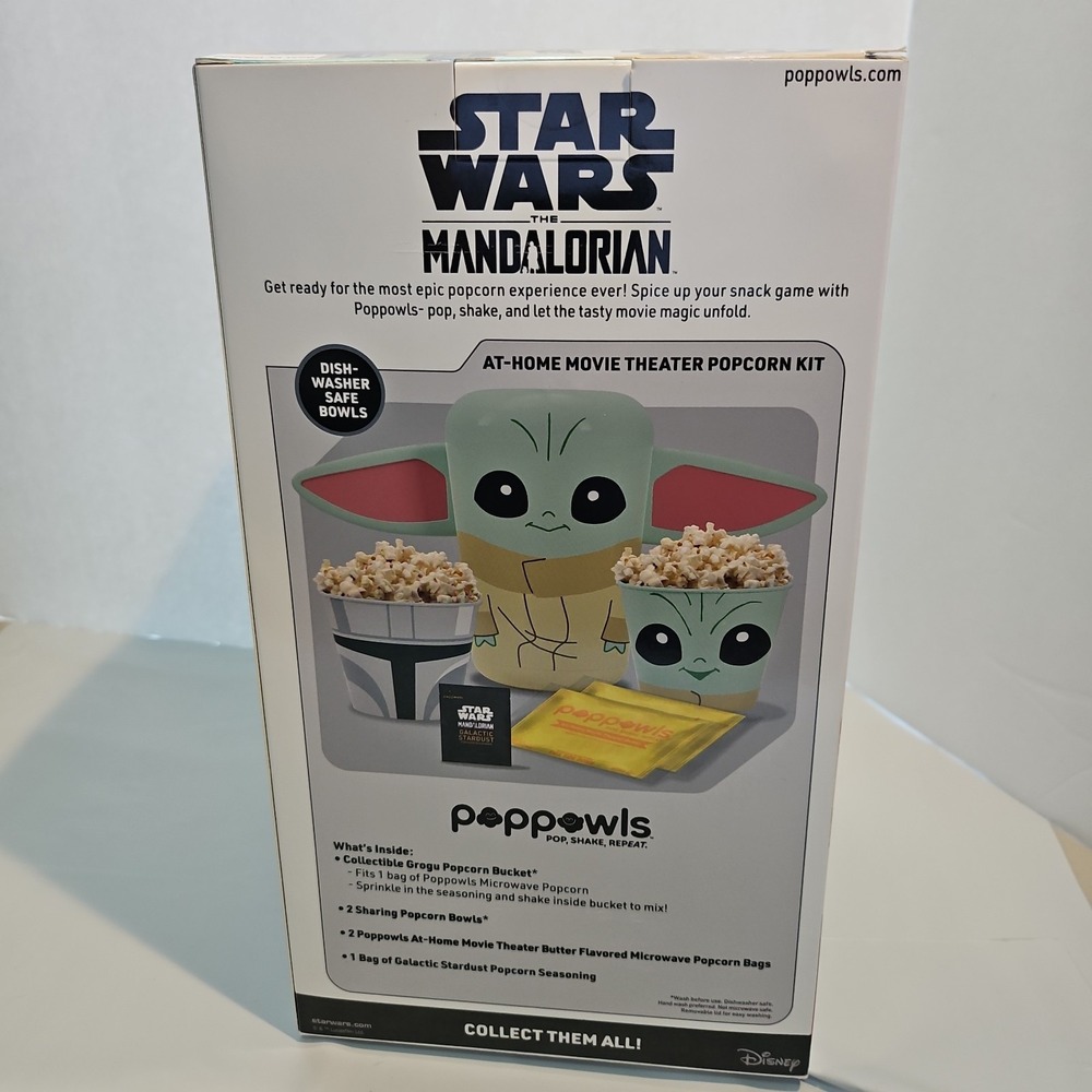 POPPOWLS Star Wars Mandalorian Grogu Collectible Popcorn Bucket Kit - Picture 4 of 7